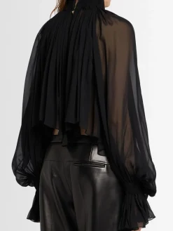 Durer ruffled silk shirt