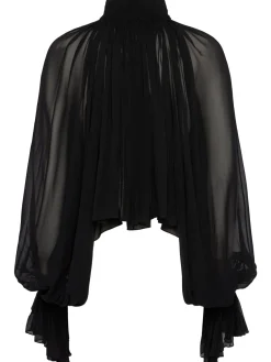 Durer ruffled silk shirt