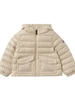 Ela nylon hooded down jacket