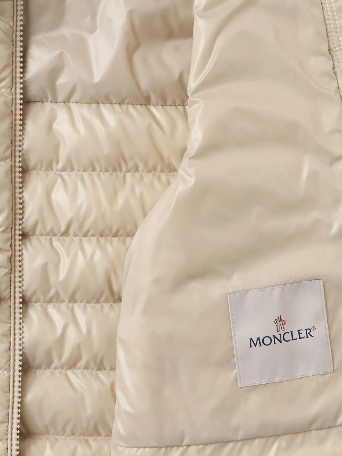 Ela nylon hooded down jacket