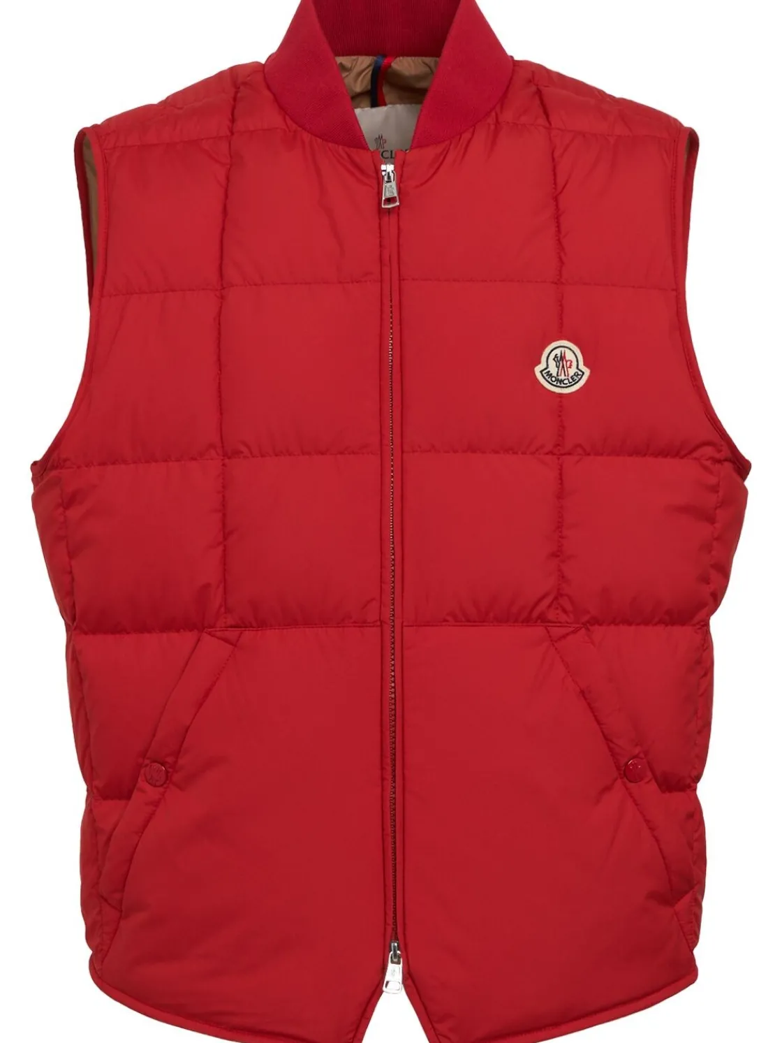 Elberton tech square-quilted down vest
