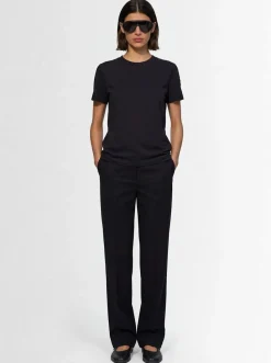 Embroidered logo cotton t-shirt