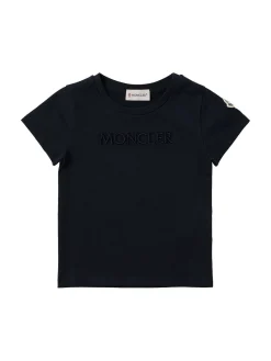 Embroidered logo cotton t-shirt