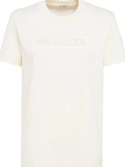 Embroidered tonal logo cotton t-shirt