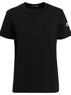 Embroidered tonal logo cotton t-shirt
