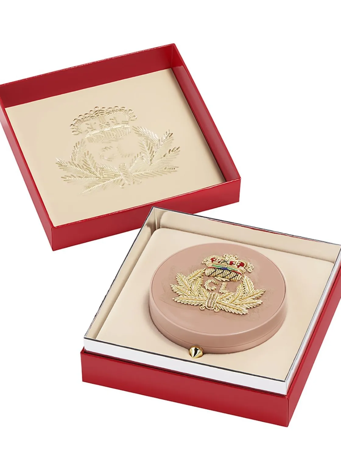 Empty Face Powder Case