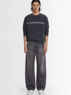Endorphin cotton crewneck sweatshirt