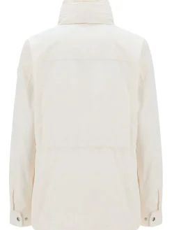 Enette tech hooded short parka jacket