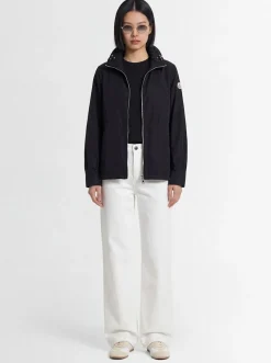 Enette tech hooded short parka jacket