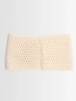Fascia in maglia di misto lana