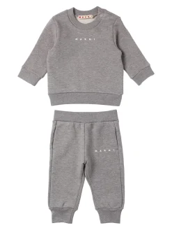 Felpa e pantaloni in cotone