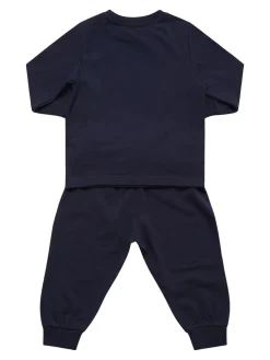 Felpa e pantaloni in misto cotone