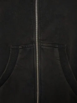 Felpa Eternal in cotone con zip e cappuccio