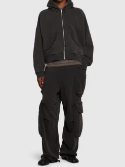 Felpa Eternal in cotone con zip e cappuccio