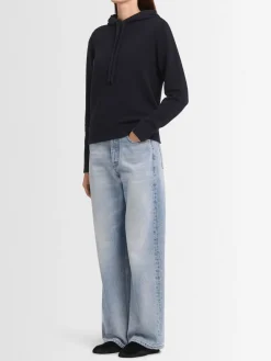 Felpa Giada in maglia di lana con cappuccio