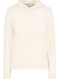 Felpa Giada in maglia di lana con cappuccio