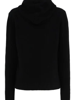 Felpa Giada in maglia di lana con cappuccio