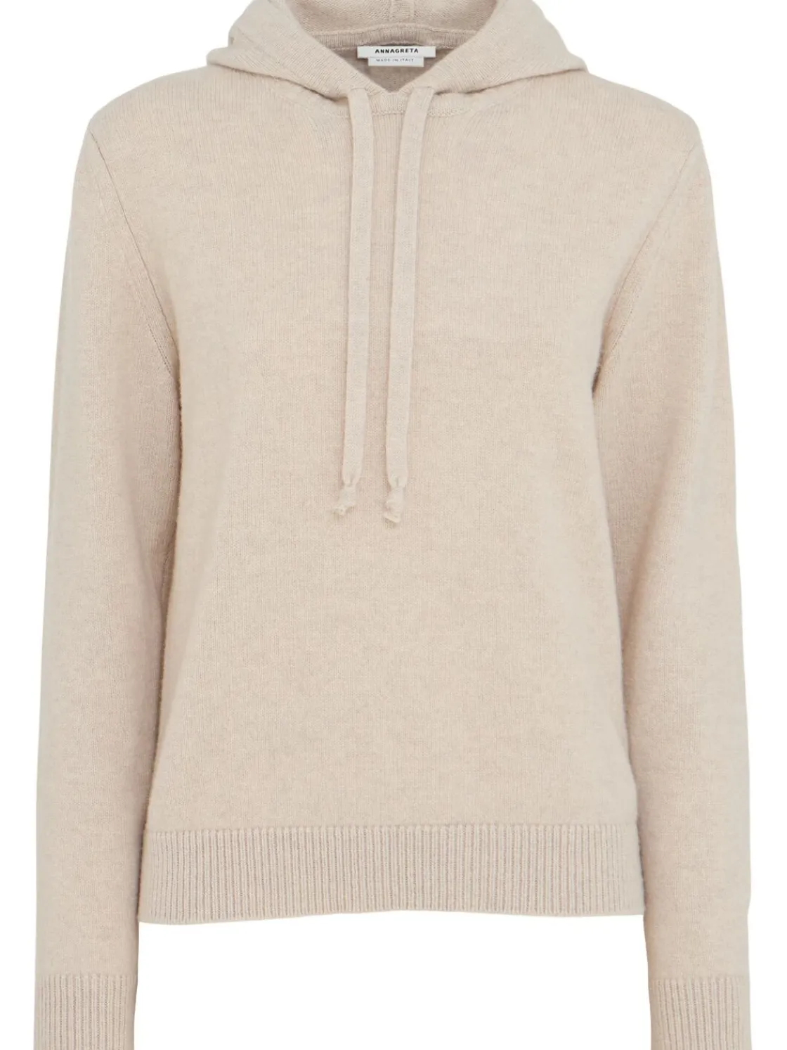 Felpa Giada in maglia di lana con cappuccio