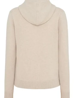 Felpa Giada in maglia di lana con cappuccio