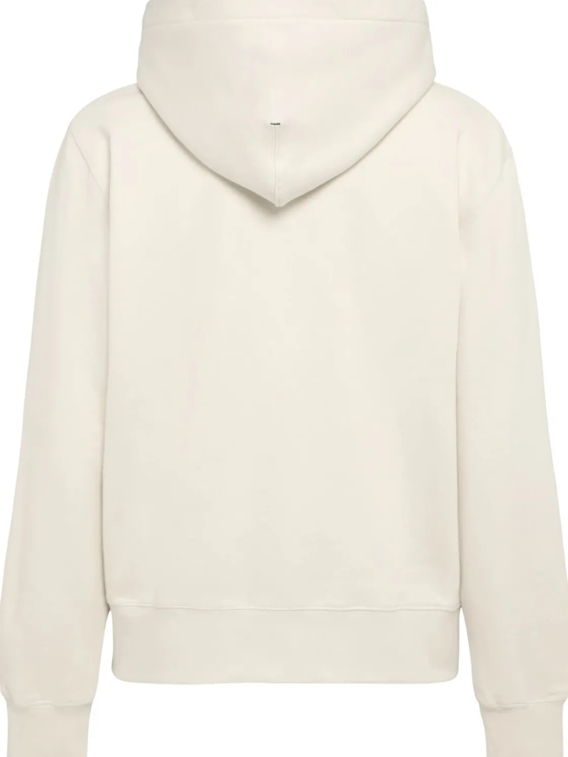 Felpa in cotone con zip e cappuccio