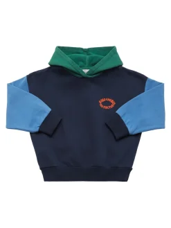 Felpa in cotone organico con cappuccio