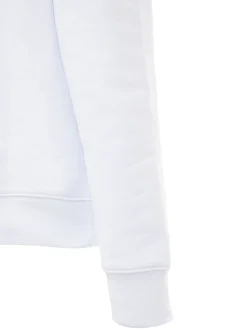 Felpa in cotone spazzolato con logo stampato