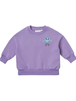 Felpa in cotone stampato