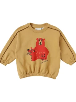 Felpa in cotone stampato