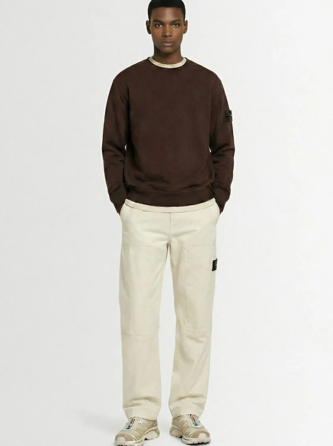 Felpa in misto cotone