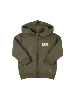 Felpa in misto cotone con cappuccio