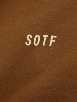 Felpa in misto cotone con cappuccio