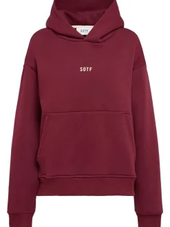 Felpa in misto cotone con cappuccio