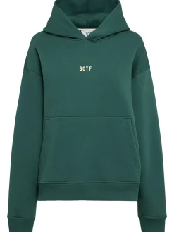 Felpa in misto cotone con cappuccio