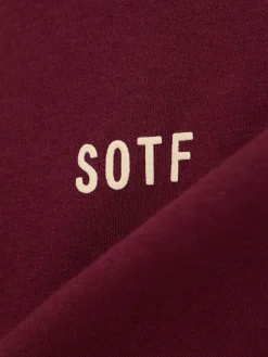 Felpa in misto cotone con cappuccio