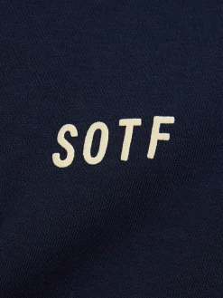 Felpa in misto cotone con cappuccio