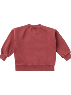 Felpa in misto cotone organico stampato