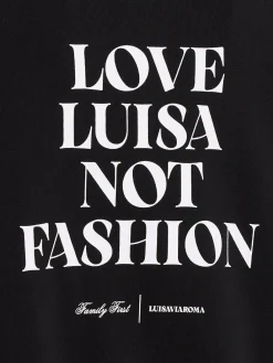 Felpa LVR Exclusive in cotone con zip e cappuccio
