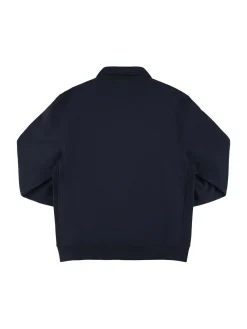 Felpa polo in cotone