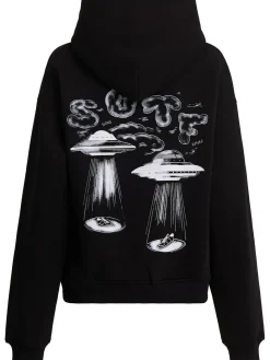 Felpa UFO con cappuccio