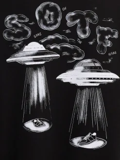 Felpa UFO con cappuccio