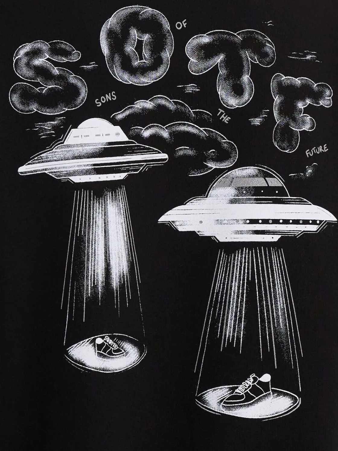 Felpa UFO con cappuccio