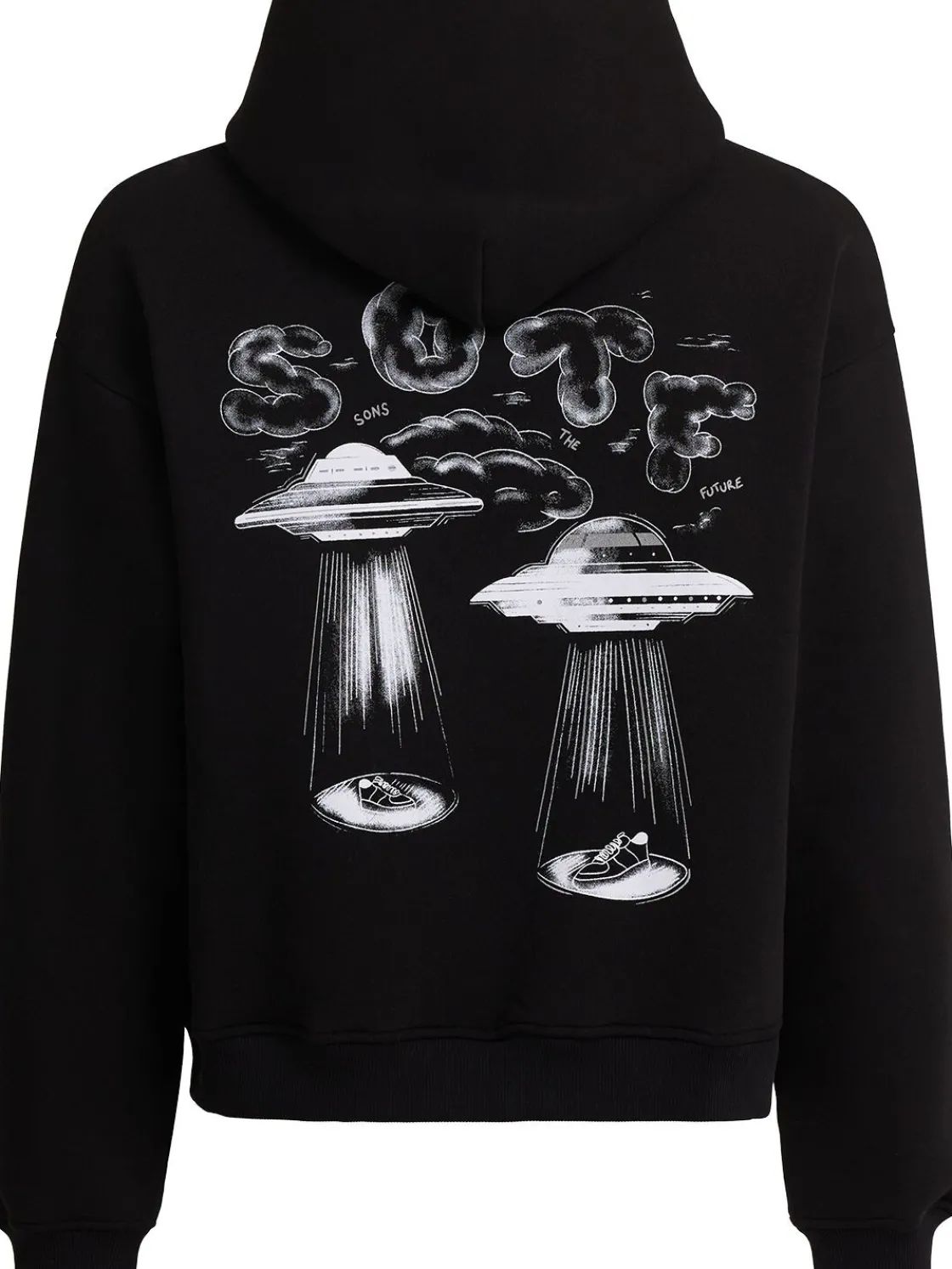 Felpa UFO con cappuccio