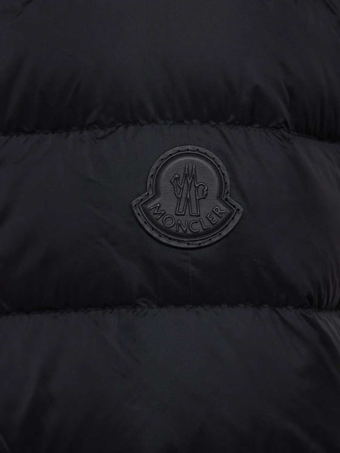 Fleurs bouclé nylon down jacket