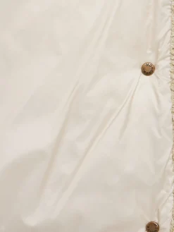Fleurs bouclé nylon down jacket