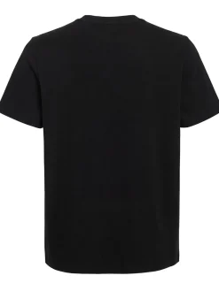 Flocked logo cotton t-shirt