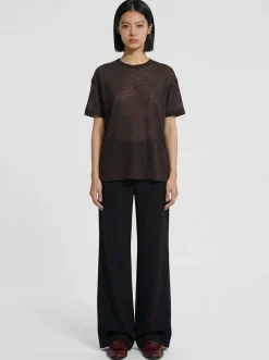 Galen crepe georgette wide pants