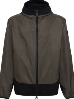 Galveston nylon hooded windbreaker