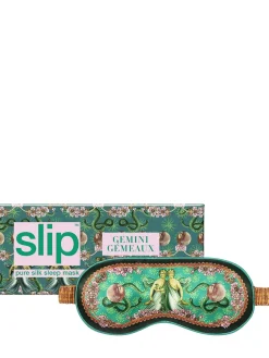 Gemini printed silk sleep mask