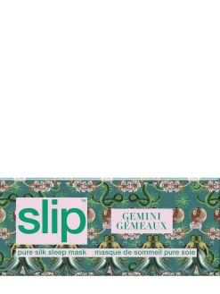 Gemini printed silk sleep mask