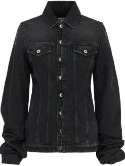 Giacca aderente con maniche oversize